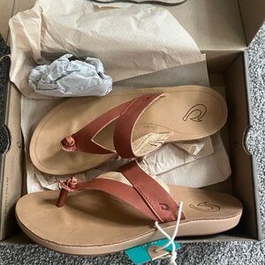 OluKai Tan Sandals